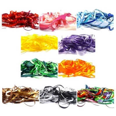 LINCOLN CRAFTS Satin | Grosgrain | Organza Ribbon Offcuts Pack 50g (30 Metres) Premium Quality