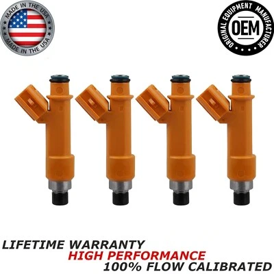 4x Inyectores de combustible Denso 2010 2011 2012 OEM Lexus HS250h 2,4 L I4 #23250-0H050 Foto 1 de 4