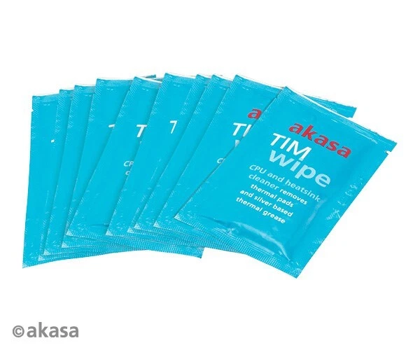 Akasa AK-TCW-02 TIM Clean Wipe Kit Pack of 10 - Image 1 of 1