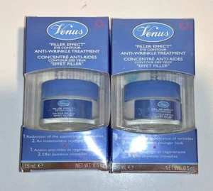 (2) Venus Filler Effect Eye Contour Anti Wrinkle Treatment Cream 0.5 oz / 15 ml - Picture 1 of 7