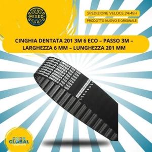CINGHIA DENTATA 201 3M 6 – PASSO 3M – LARGHEZZA 6 MM – LUNGHEZZA 201 MM - Imagen 1 de 2