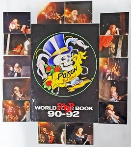 Poison - RARE 1986 concert pics + FLESH & BLOOD tour program book Bret Michaels! - Picture 1 of 14