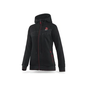 Akrapovic Corpo Full-Zip Ladies Moto Motorcycle Motorbike Hoodie Black - Picture 1 of 5