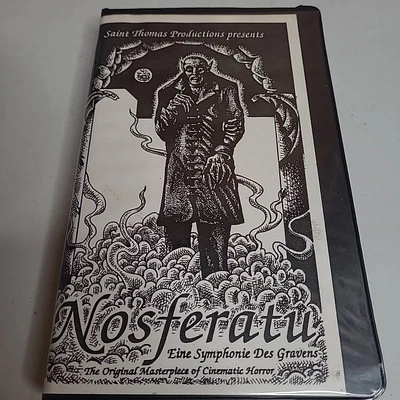 Nosferatu (1922) 1994 Praise Of Folly Soundtrack Edition VHS Movie Horror Silent - Image 1 of 4