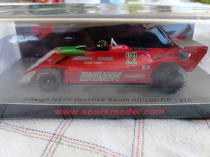 SPARK Ensign N179 #22 Daly South Africa GP Practice 1979 1/43 - F1 S3957 - Foto 1 di 1