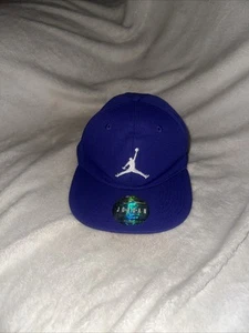 JumpMan Michael Jordan Leaping NBA Basketball Blue Baseball Cap Sz Youth - Picture 1 of 5
