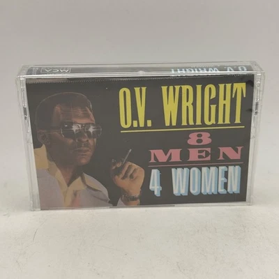 O. V. Wright – 8 Men And 4 Women Cassette MCA Records Reissue SEALED NOS - Image 1 of 4