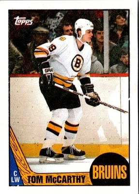 1987 Topps Tom McCarthy #38 Boston Bruins Hockey Card - Image 1 of 2