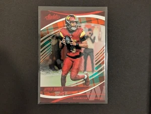 2025 Panini Absolute JAYDEN DANIELS #44 Red & Green Washington Commanders - Picture 1 of 2