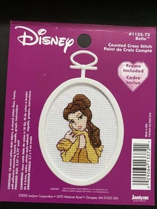 Disney Princess Belle Counted Cross Stitch Kit- Beauty & the Beast - Picture 1 of 4