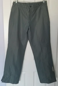 J. Lindeberg On COURSE GORE-TEX Straight Leg Ankle Zip Green Pants Men's Size L - Picture 1 of 8