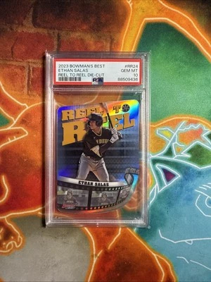 2023 Bowmans Best Reel To Reel Die Cut Ethan Salas PSA 10 San Diego Padres - Image 1 of 2