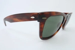 Gafas de sol vintage B&L Ray Ban Wayfarer EE. UU. talla 50-24 vidrio original grabado BL - Imagen 1 de 8