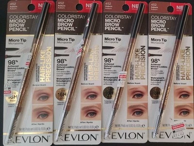 4X Revlon ColorStay Micro  Tip Eyebrow Pencil, 452 Auburn - Image 1 of 4