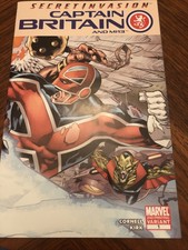 captain britain and mi13 1 and 2 2008 2nd print variants