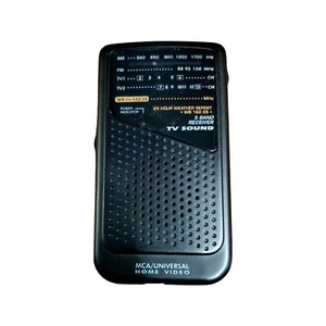 Acoustix Radio 5 Band Receiver Studio Gift From MCA/Universal Home Video Tested - Picture 1 of 7