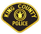 KING COUNTY POLICE WASHINGTON WA Sheriff Police Patch CROWN CIRCLE LOGO