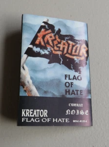 * J-CARD ONLY* Kreator - Flag of Hate US 1986 Sodom Destruction Bathory Venom - Picture 1 of 3