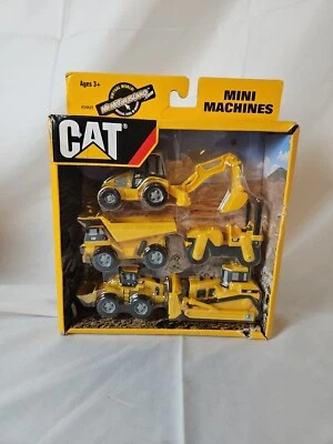 CAT Mini Machines Toy Set - Pack of 5 2010 #M - Image 1 of 4