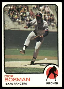 1973 Topps #640 Dick Bosman - VG - Picture 1 of 2