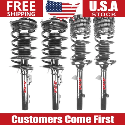 Juego de 4 muelles de puntal completos delanteros y traseros FCS para Ford Taurus 1996-2007 Foto 1 de 4