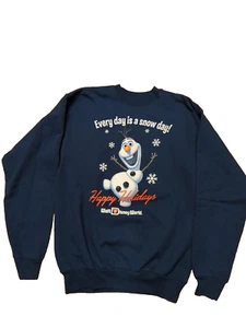 Disney Sweatshirt Olaf Frozen Damen klein Weihnachten Disney World Happy Holidays - Bild 1 von 6