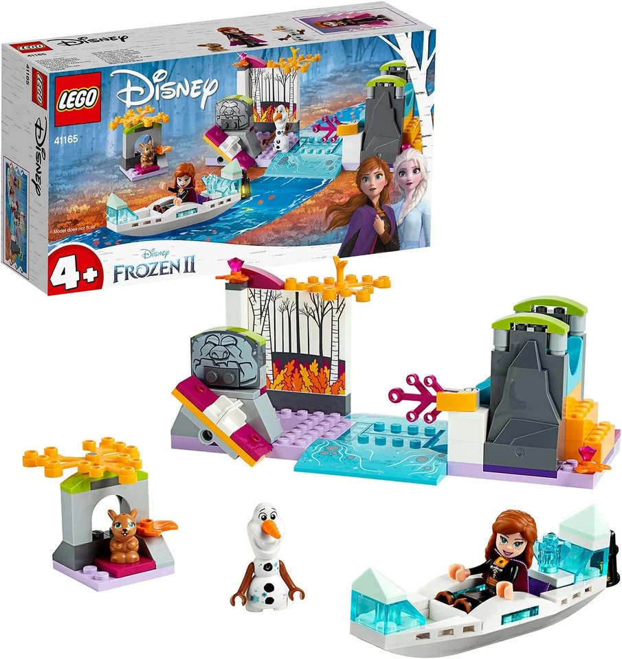 LEGO 41165 Disney's Frozen II: Anna's Canoe Expedition - NUEVO en caja dañada Foto 1 de 1