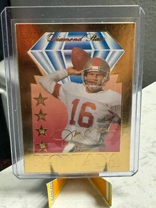 JOE MONTANA 1995 UPPER DECK DIAMOND STARS 23KT GOLD TRADING CARD WITH CERT - Picture 1 of 2