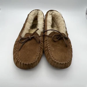 Authentic Kids UGG Australia Dakota Suede Slipper Style# 5296 Chestnut - Picture 1 of 12
