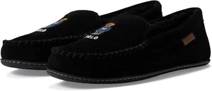 Polo Ralph Lauren Mujer Gamuza Genuina Collins Oso Mocasines Negro EE. UU. Talla 8 - Imagen 1 de 3