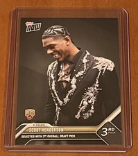 2023 TOPPS NOW BASKETBALL #D3 SCOOT HENDERSON - 3RD PICK IN NBA DRAFT