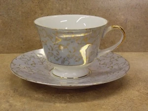 "NORLEANS" FINE BONE CHINA! TEA CUP & SAUCER! GREAT SHAPE! - Picture 1 of 4
