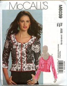 Chaqueta forrada de McCall's patrón de costura M6039 sin cortar - Imagen 1 de 6