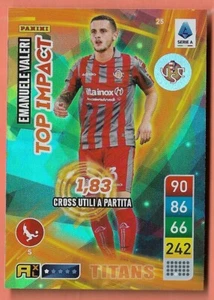 PANINI CALCIATORI ADRENALYN 2023 TITANS T25	Emanuele Valeri	Cremonese	Top Impact - Picture 1 of 1