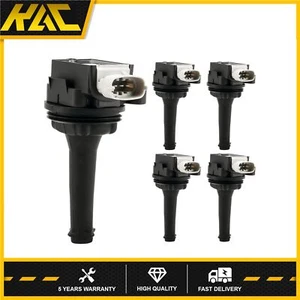 5Pcs Ignition Coil UF517 For Volvo S40 S60 V50 V70 C30 2.4L 2.5L 2004 2005-2016 - Picture 1 of 11