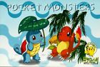 POKEMON, POCKET MONSTERS, SQUIRTLE AND CHARMANDER, VERY NICE POSTCARD, CARD 4