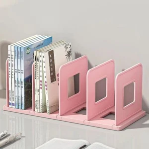 Partition Board Foldable Bookshelf Bookend Book Storage Rack Office Desktop - Picture 1 of 10