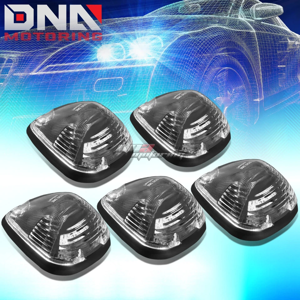 PARA CAMIÓN 99-16 F250-F550 5X CABINA NEGRA TECHO ÁMBAR LED LUZ MARCADORA + ARNÉS Foto 1 de 4