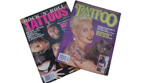 VINTAGE TATTOO MAGAZINES: Rock 'n' Roll Tattoos 1995 and TATTOO Feb. 1996 - Picture 1 of 17