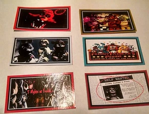 ADESIVI 24ct~ FNAF 5 Nights at Freddy's, bomboniera compleanno, DECALCOMANIA Fazbear - Foto 1 di 2