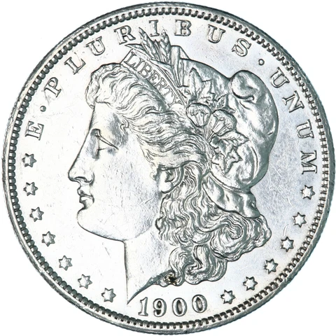 1900 S Morgan Silver Dollar About Uncirculated Details Cleaned See Pics F487 Cover