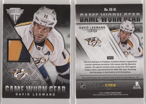 2013-14 Panini Titanium Game-Worn Gear Patch /25 David Legwand #GG-DL Patch