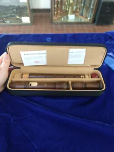 NEW MOECK 4301 ALTO RECORDER, STAINED MAPLE "ROTTENBURGH" COPY WITH CASE - Picture 1 of 6
