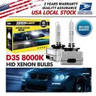 D3s 8000K 85V 3500Lm 35W Ice Blue Xenon Hid Headlight High Or Low Beam 2 Pcs