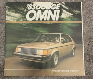 Automobile Brochure 1983 Dodge Omni - Picture 1 of 1