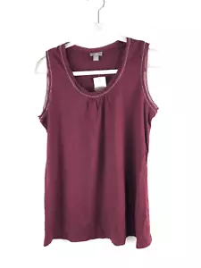 J.Jill Womens Petite Size XSP Sleeveless Tank Top Cotton Blend - Picture 1 of 3