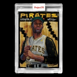 2021 Project 70 #407 1971 Roberto Clemente by Chuck Styles Pirates (PR=1873) - Picture 1 of 4