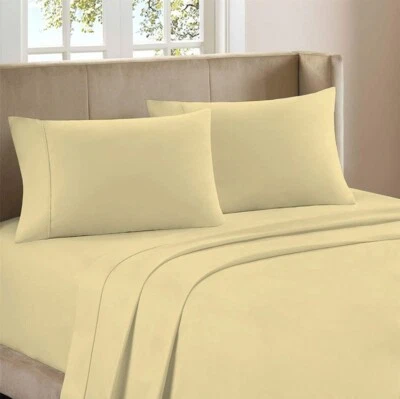 🏯 Premium 400-Thread-Count SET 3 TWIN Ultimate Percale🆕little stain‼️AS SHOWN - Image 1 of 4