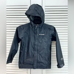 Columbia size Xs 6-7 Black Boys' Watertight Rain Jacket - Picture 1 of 9