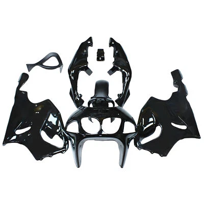 Carrocería apta para Kawasaki 1996 2000 2001 02 2003 Ninja ZX7R carenados negro brillante Foto 1 de 4